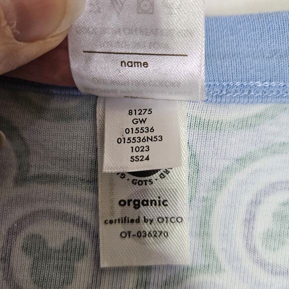 Disney Hanna Andersson Collection Adult S Organic Short John Pajama Set Mickey - Picture 6 of 16